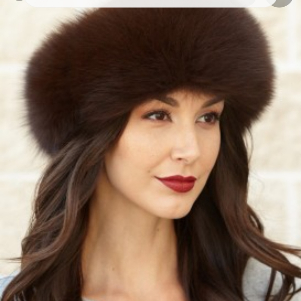 Fox Fur Head Wrap